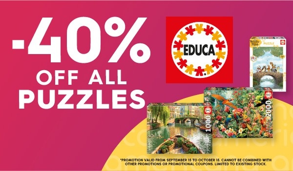 -40% off Educa Puzzles